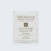 Eminence Organics Citrus & Kale Potent C + E Serum Card Sample